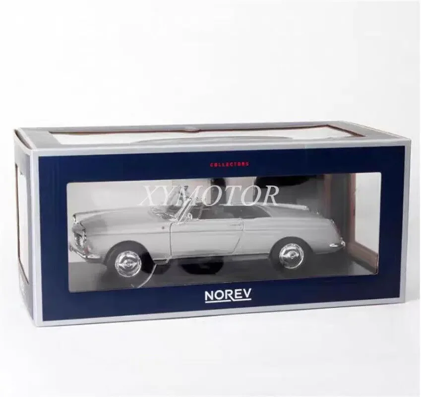 NOREV 1/18 для Peugeot 404 кабриолета 1967 литые модели автомобилей серебряные игрушки