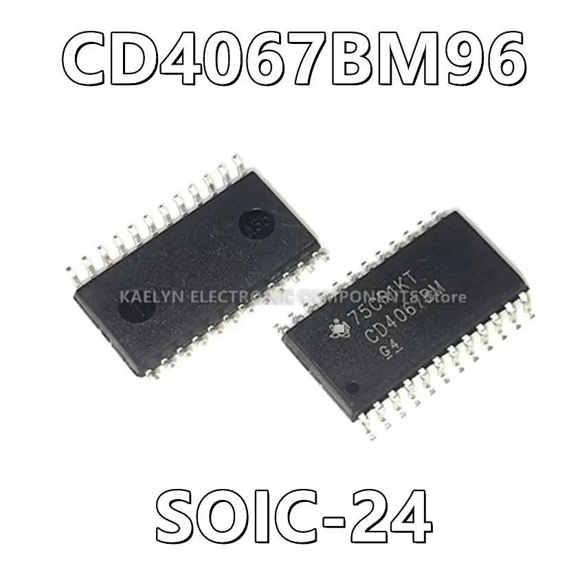 

10pcs/lot CD4067BM96 CD4067BM 1 Circuit IC Switch 16:1 240Ohm 24-SOIC