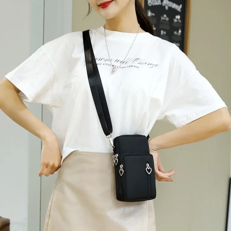 

Новая женская сумка-мессенджер, подвесной шейный Кошелек для монет, вертикальная сумка, новая Универсальная маленькая сумка через плечо