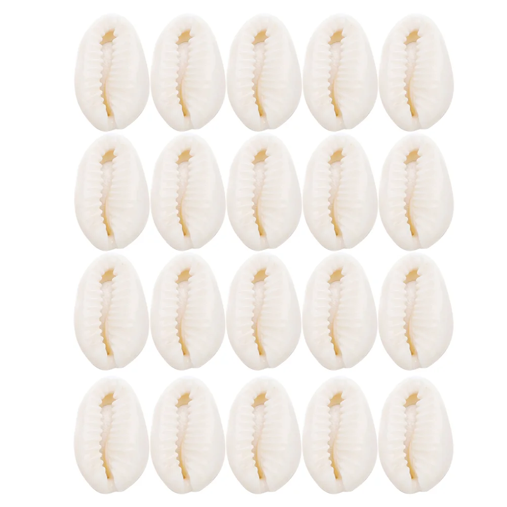 

40Pcs Spiral Shell Beads Pendant Beach Seashells Cowrie for DIY Craft Jewelry Making Accessories Hand made Wood connector