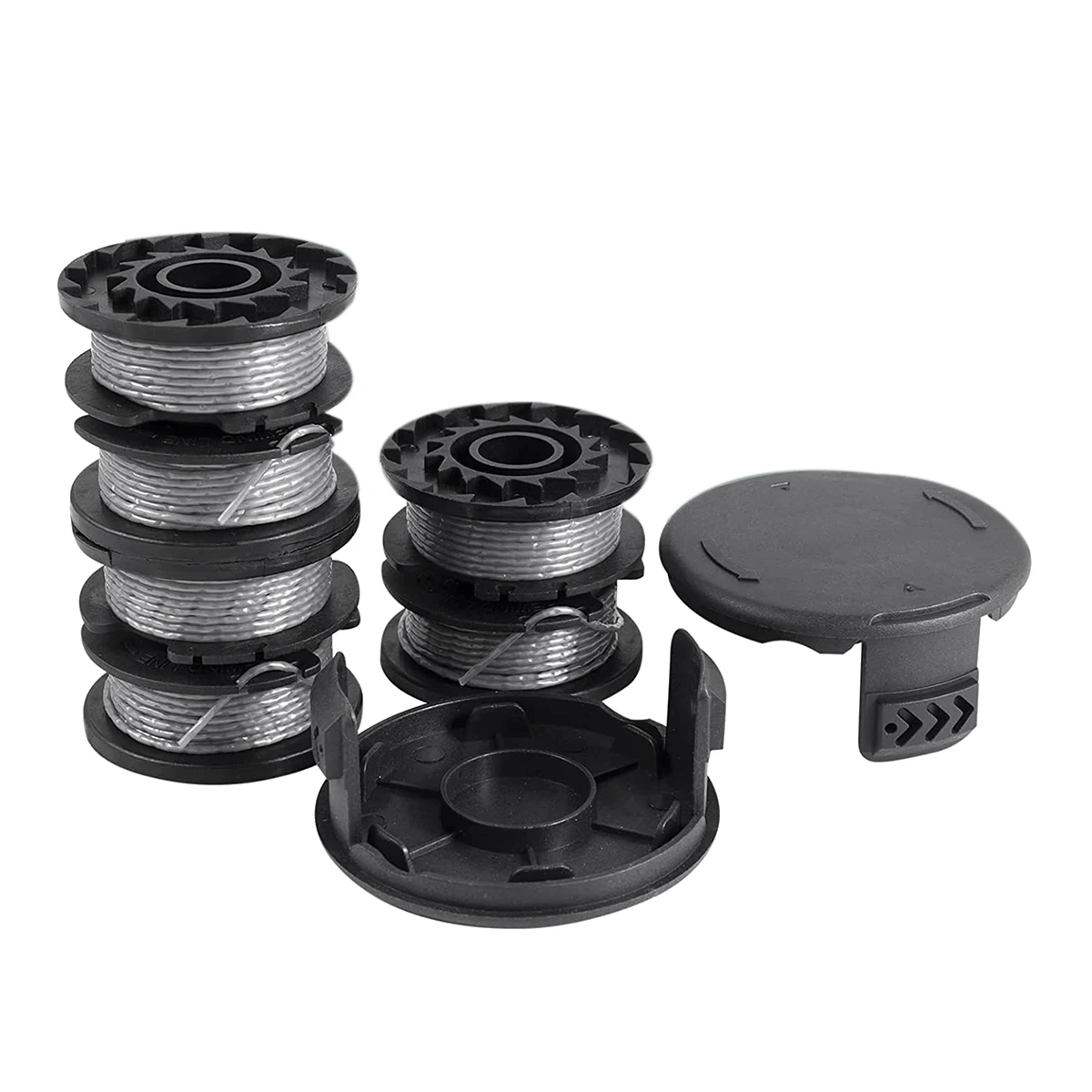 

Strimmer Spool Replacement for Bosch, 8Pcs String Trimmer Spool Compatible with Bosch Cordless Grass Trimmer Art 23 SL