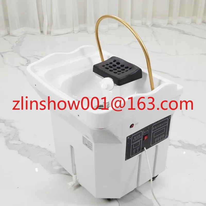 Head Therapy Bed Инструмент для циркуляции воды Фумиграция Мобильная основа шампуня с