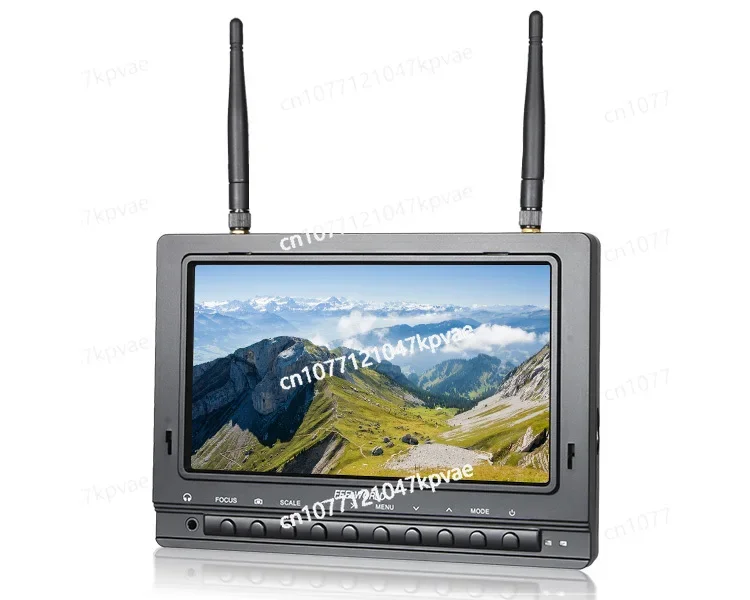 7 &quotВысокая яркость 1000cd/m Sun читаемый FPV монитор Встроенный аккумулятор Двойной 5 8G