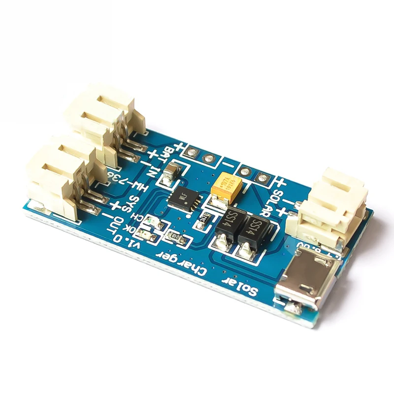 500Ma мини-солнечная плата зарядного устройства Lipo CN3065 чип зарядки литиевой