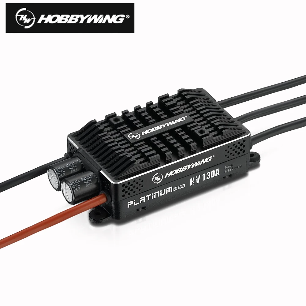Бесколлекторный регулятор скорости VoidFly Original Hobbywing Platinum HV V4 4.1 130A 200A BEC  OPTO 6-14S Lipo (пустая заготовка) для радиоуправляемых дронов и вертолетов (art.: 3920d8ef79cdc) - 3920d8ef79cdc