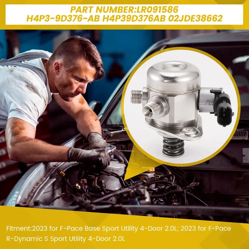 Топливный насос высокого давления LR091586 для Range Rover IV Sport II Evoque Velar 2018-2023 2 0 T H4P39D376AB