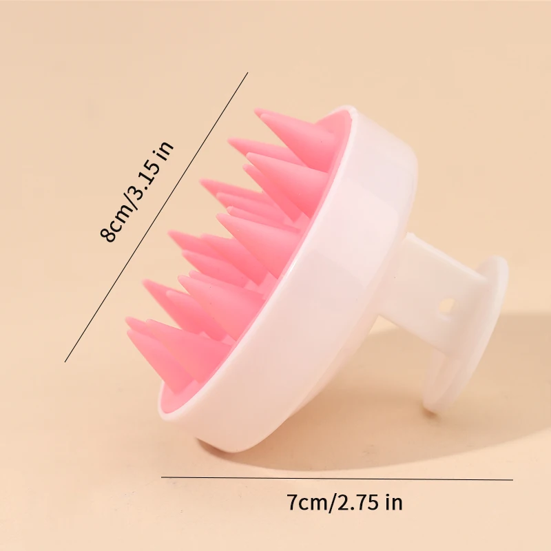 1 шт. силиконовая щетка для мытья и сушки головы