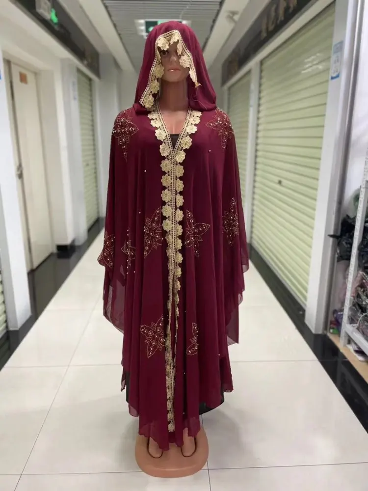 Новинка 2021 г. платье Дашики с длинными рукавами и бриллиантами в африканском