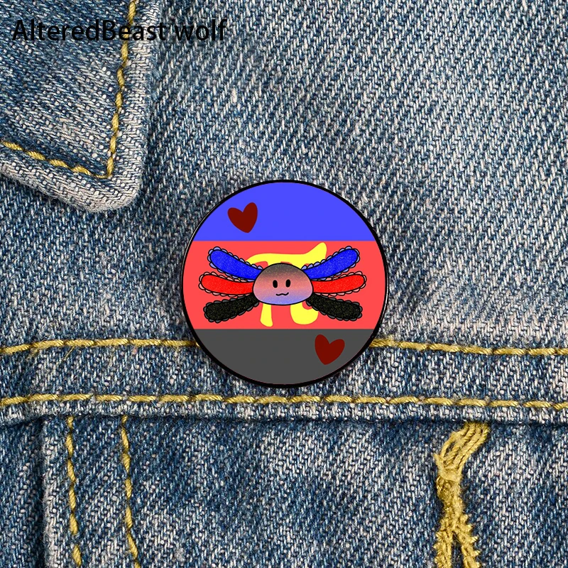 

Cartoon Polyamory Pride Axolotl Pin Custom Funny Brooches Shirt Lapel Bag Cute Badge Cartoon enamel pins for Lover Girl Friends