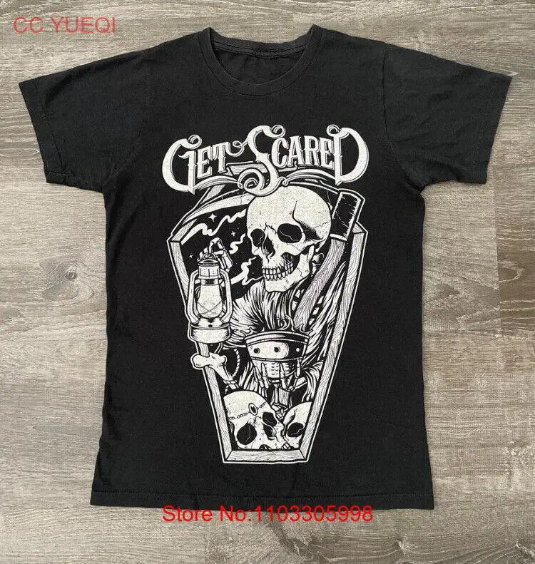 Рубашка унисекс в стиле 1920-х годов с испугающим ремешком черная модель U210