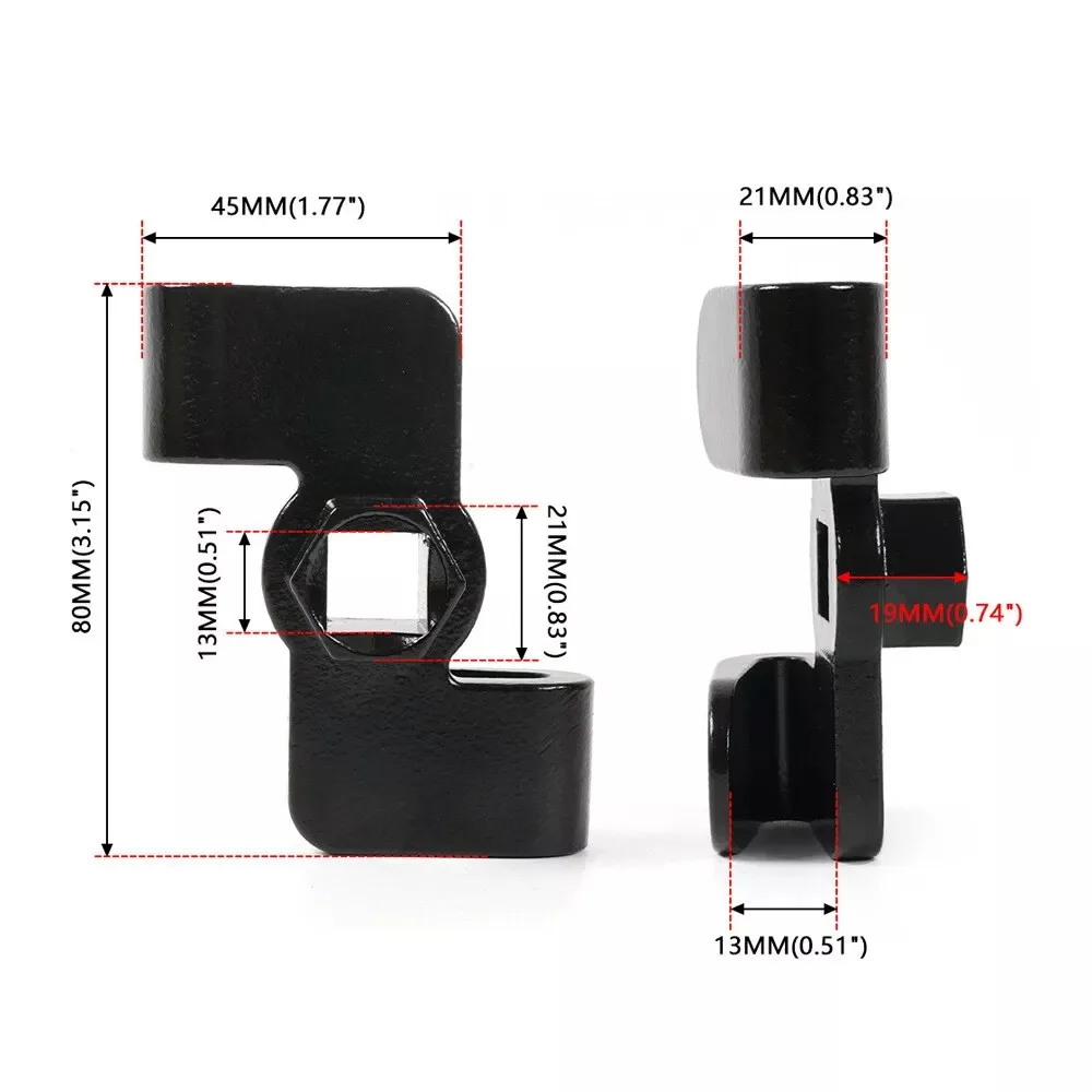 Универсальный приводной гаечный ключ 1/2 дюйма дополнительный переходник для