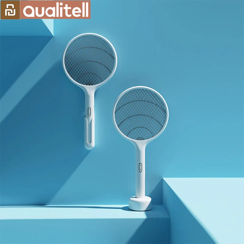 

Youpin Qualitell E2 электрическая ракетка от москитов лампа-убийца USB перезаряжаемая Fly Zapper Swatter с фиолетовой лампой ловушка для соблазнения
