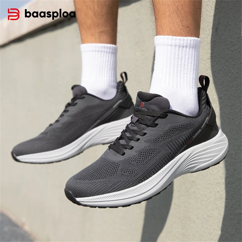 Baasploa мужские профессиональные кроссовки повседневные сетчатые дышащие на