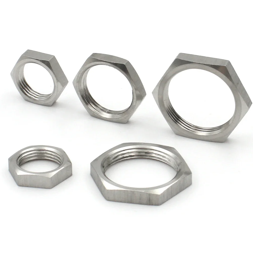 5/10 шт. M8 M10 M12 M14 M16 M18 M20 M22 M24 M25- M30 304 Метрическая Шестигранная гайка из нержавеющей