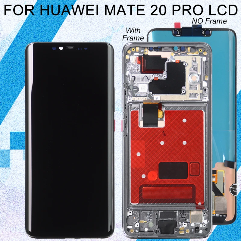 

OLED 6.39 Inch LYA-L09 L29 Display For Huawei Mate 20 Pro LCD Touch Screen Digitizer Assembly With FingerPrint Free Shipping