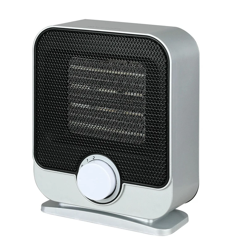 

1 Set Desktop Electric Heater Fan Office Room Portable Children Room Temperature Control PTC Ceramic Warmer US Plug