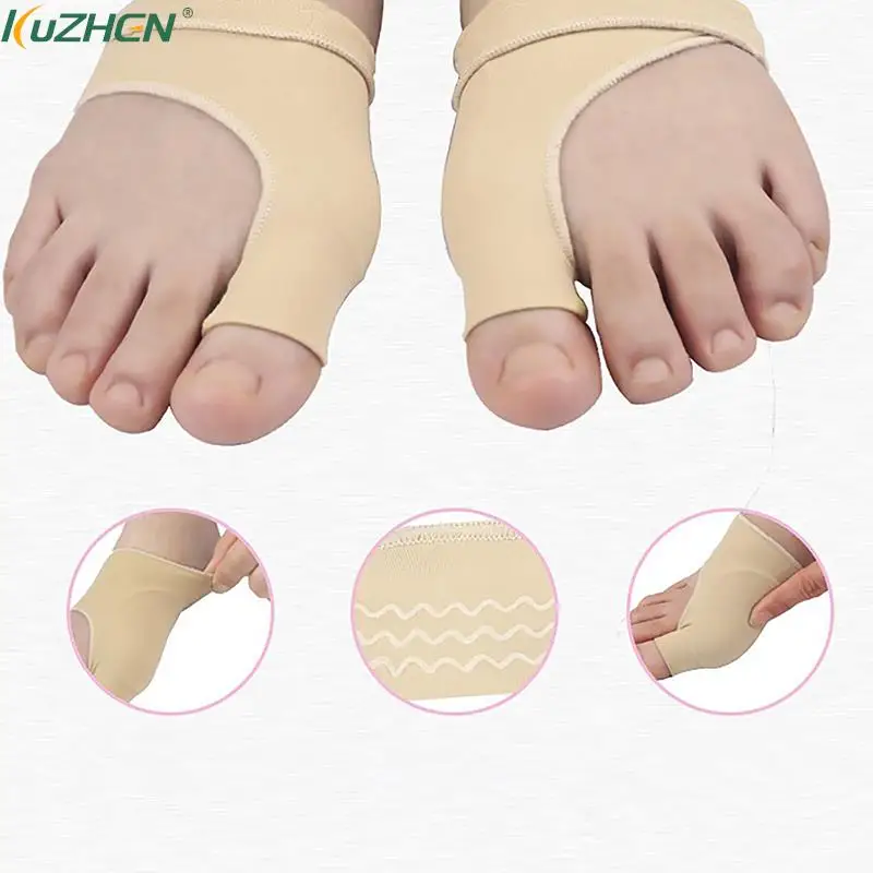 

1Pair Big Bone Orthopedic Bunion Correction Pedicure Socks Silicone Hallux Valgus Corrector Braces Toes Separator Feet Care Tool