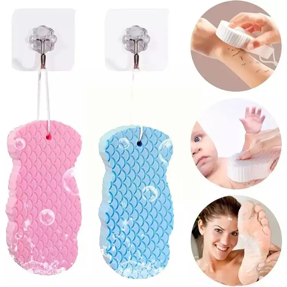

Soft Sponge Body Scrubber Bath Exfoliating Scrub Sponge Body Brush Dead Remover Skin Skin Exfoliante Shower Cleaner Z9G9