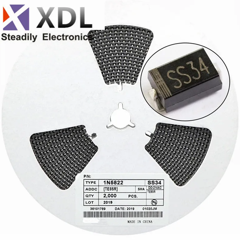 2000 шт., 1N4001 M1 1N4004 M4 1N4007 M7 FR107 RS1M FR207 RS2M HER108 US1M SF18 ES1J SF14 ES1D