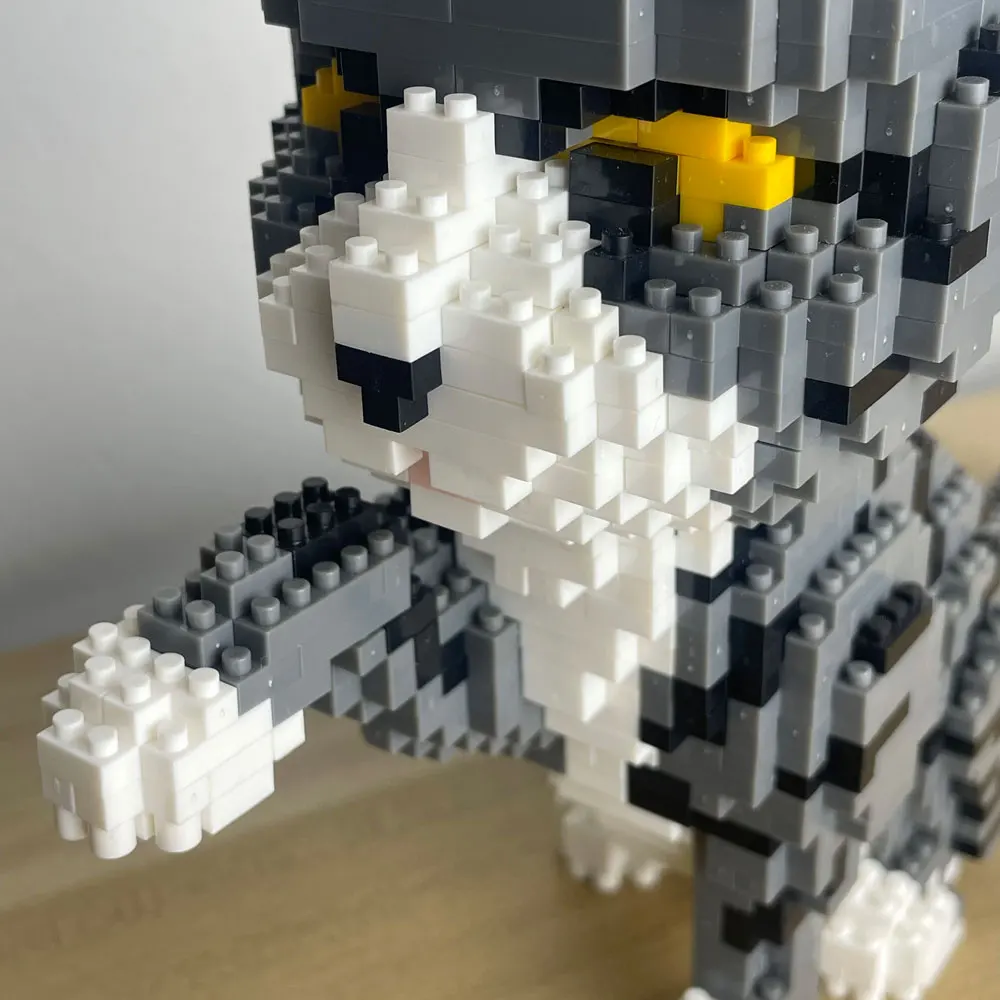 Мини-строительные блоки в форме животных: милый дизайн