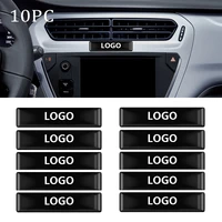10pcs car styling emblem 3d epoxy car sticker decal for jeep compass renegade grand cherokee patriot wrangler jk car accessories