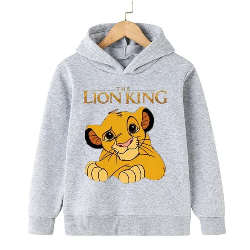 

Fashion Children Lion King Simba Sweatshirt Baby Boys Girls Cartoon Simba Pullover Kids Autumn Clothes Lion King Simba Hoodies