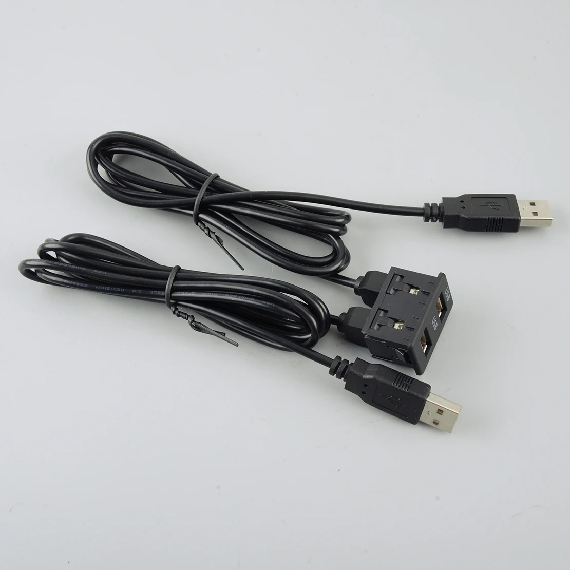 

100 см Черный Автомобильный удлинитель с двойным USB-портом