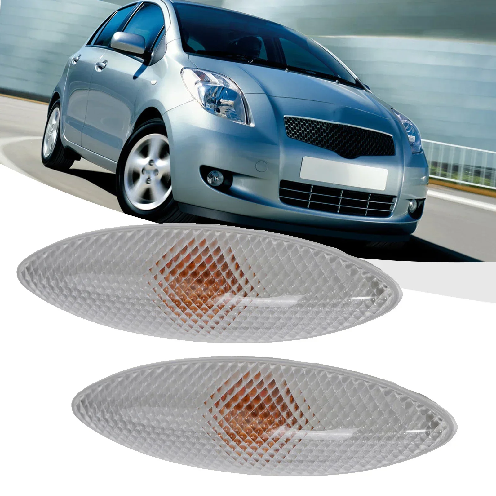 Быстрая и простая установка светодиодной лампы указателя поворота для Echo Vitz Yaris