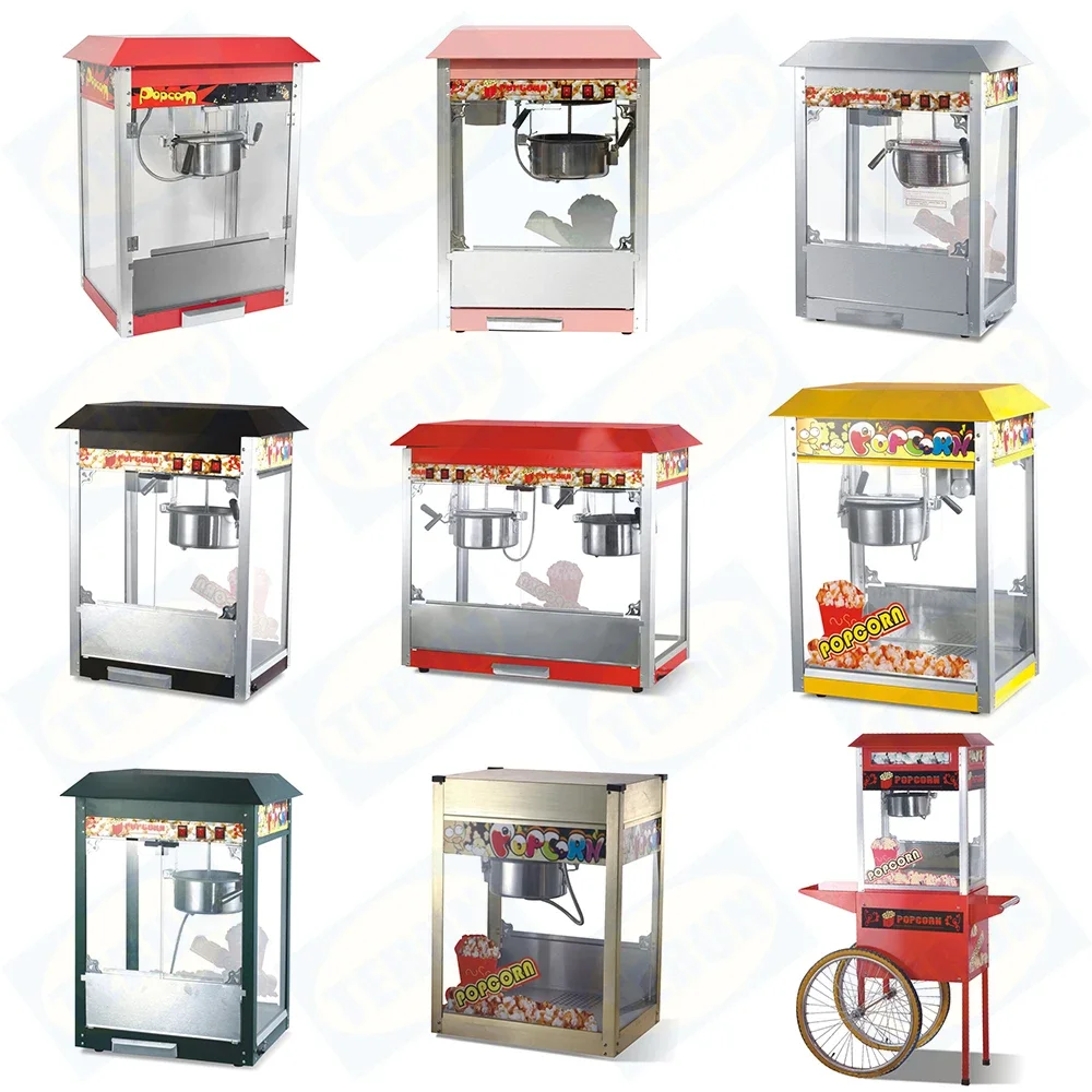 Профессиональная электрическая машина для производства кукурузы Pink Pop