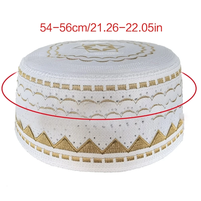 Удобная мусульманская мужская молитвенная шляпа для намаза традиционный