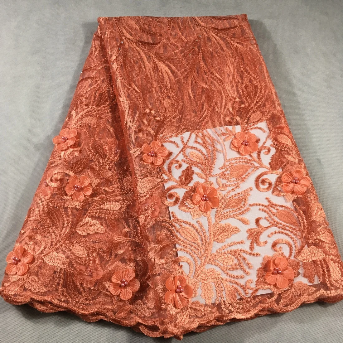 3d кружевная ткань бирюзовая африканская французская Высококачественная вышивка