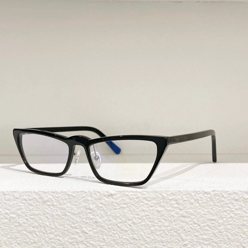 

Новинка 2022, черные и серые небольшие очки кошачий глаз из черепаховой черепахи, высококачественные женские оптические очки, модные мужские ...