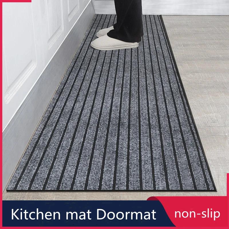 

Kitchen Anti Slip Mat Floor Carpet DIY Absorb Oil Kitchen Rugs Doormat Long Hallway Runner Rug Bath Mat Entrance Easy To Clean