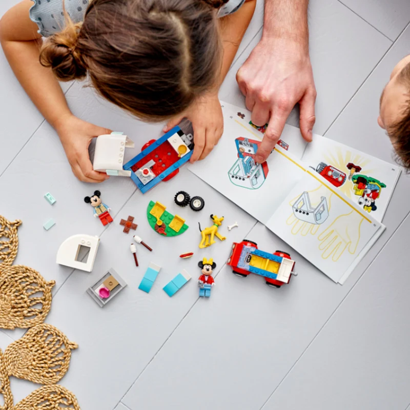 [100% оригинал] LEGO®Набор для кемпинга Микки и друзья Disney 10777 набор сборки Маус Минни
