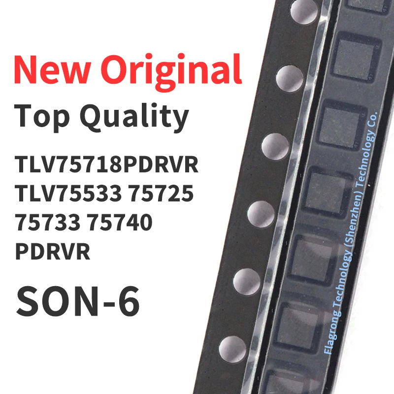 

10 PCS TLV75718PDRVR TLV75533DRVR TLV75725DRVR TLV75733DRVR TLV75740DRVR PDRVR SON6 Chip IC New Original