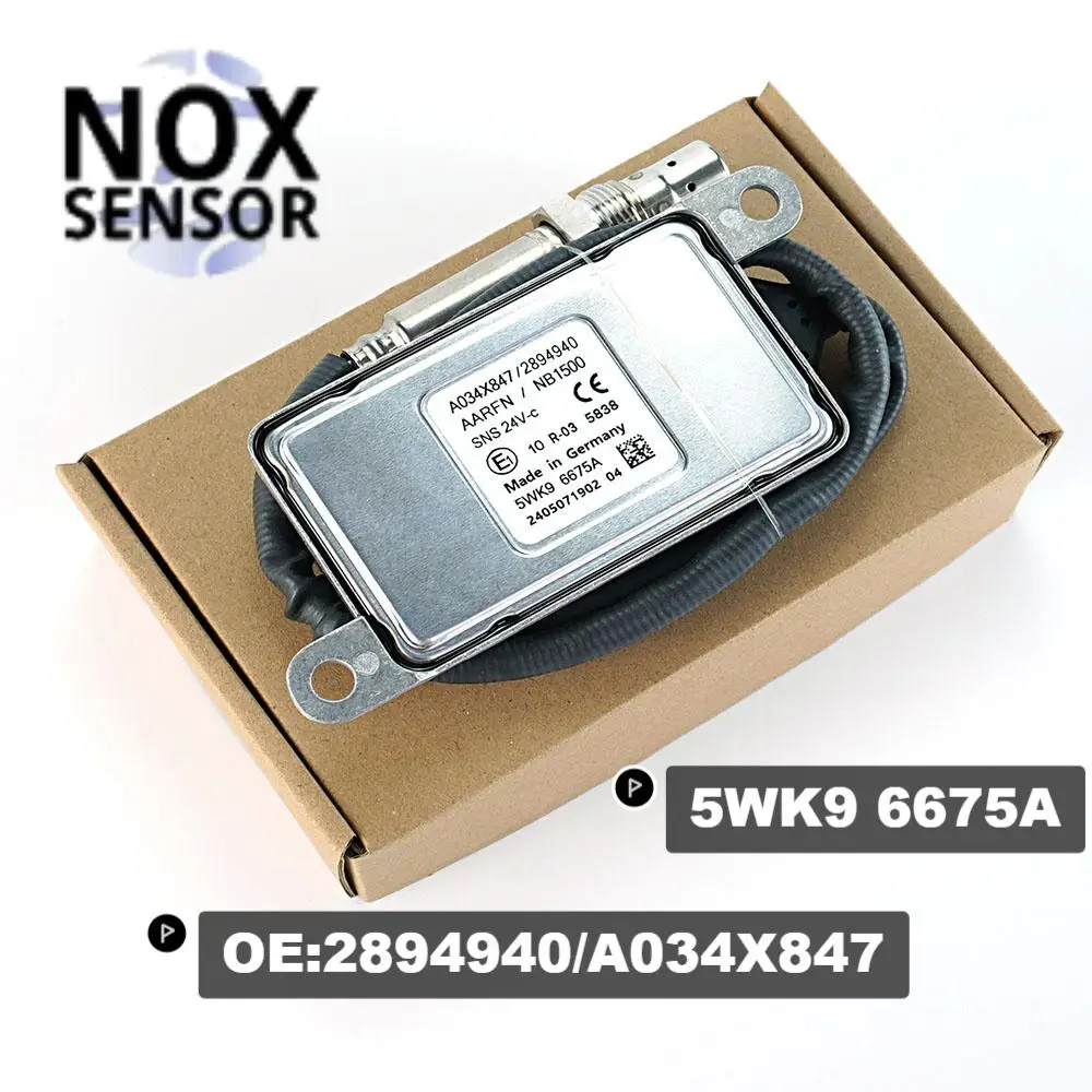 2894940 5WK96675A A034X847 Оригинальный новый датчик кислорода Nitrox оксида азота Nox для