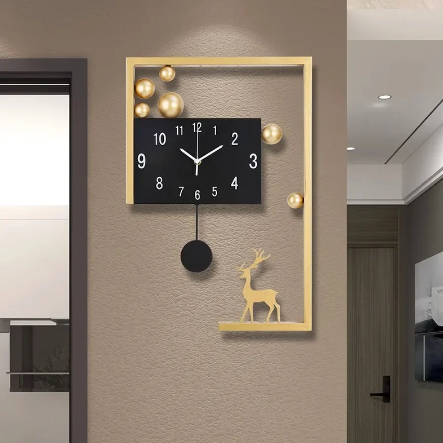 Настенные часы для гостиной элегантный подарок круглые домашние настенные