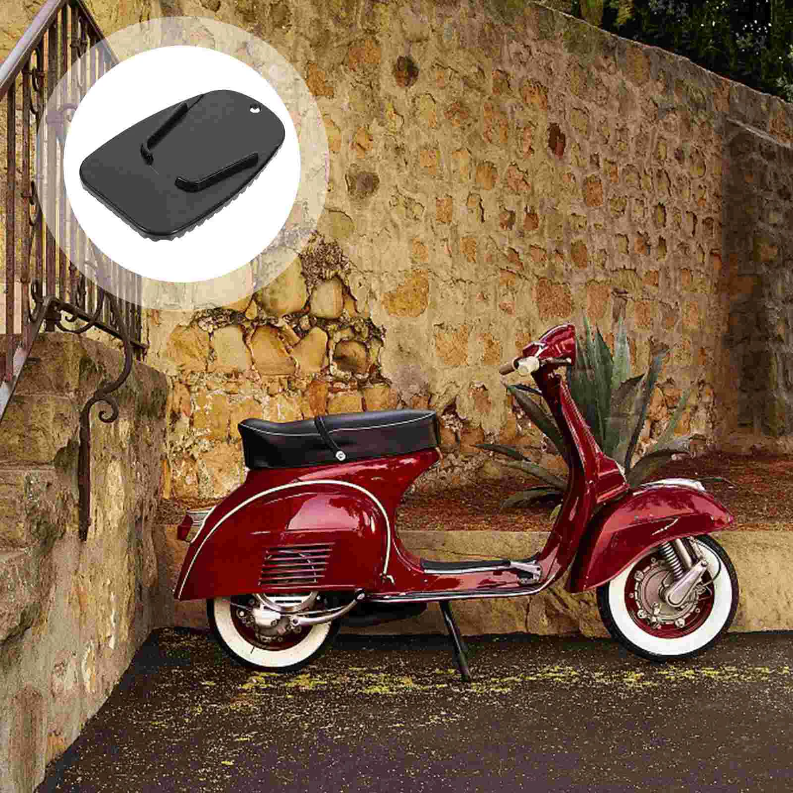 

4pcs Convenient Motorbike Side Stand Pads Portable Motorcycle Side Cushions Motorcycle Parts for Shop Gift Outdoor Motorcyclist