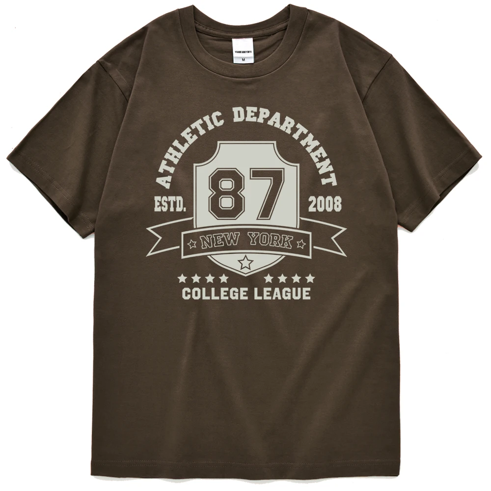 

Футболка мужская с надписью New York 87 Estd.2008, удобная, мягкая