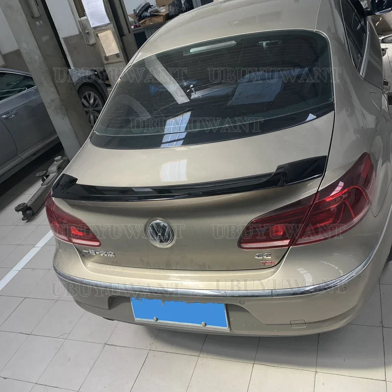 Для Volkswagen Passat CC 2009-2018 АБС-пластик углеродное волокно вид R хвостовое крыло задний