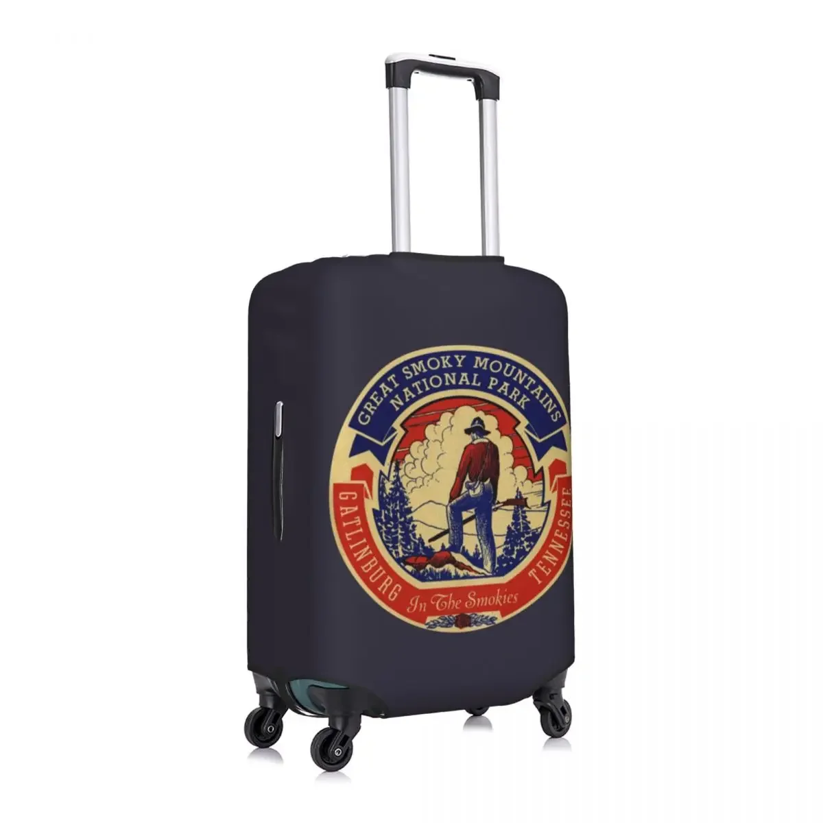 Эластичный чехол для чемодана Gatlinburgs винтажный Дорожный Чехол парка
