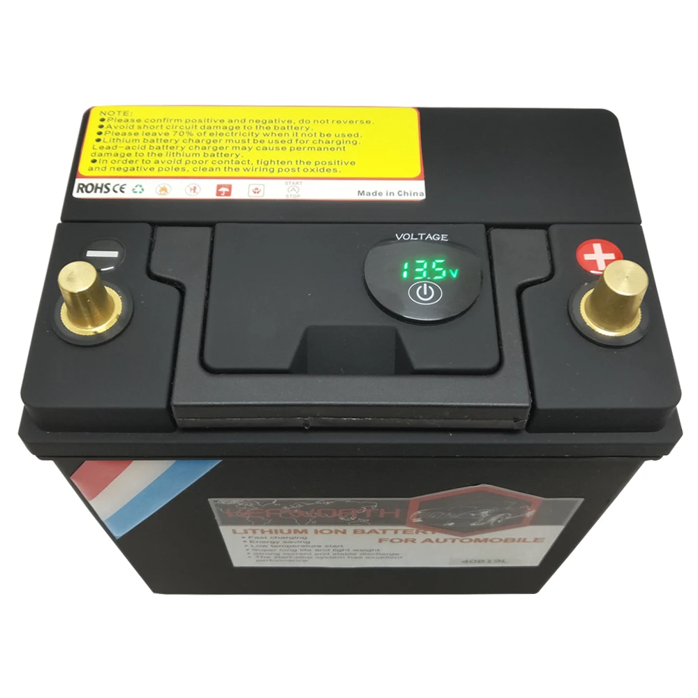 

car battery 40B19L/R LIFEPO4 battery 12V 680CC BMS Board Car Starter Battery lithium Iron Phosphate Batteries