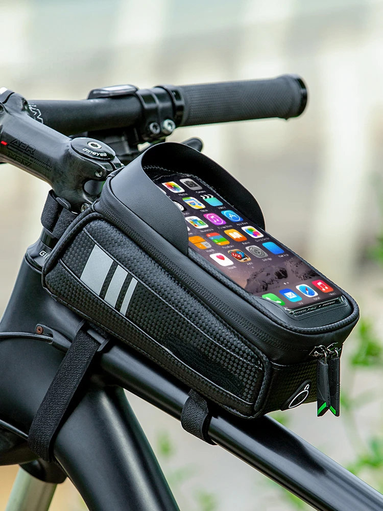 

Bicycle Bag Front Beam Wrapped Tube Bicycle Bags Cycling Phone Bag Waterproof Saddle Bag Mountain Bicycle Fitting