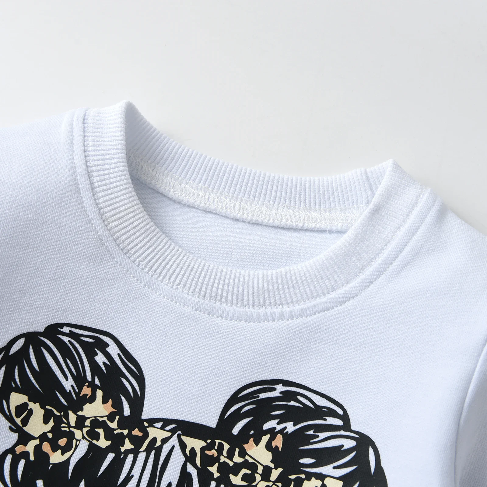 Комплект детской весенне-осенней одежды для девочек верх с длинным рукавом и