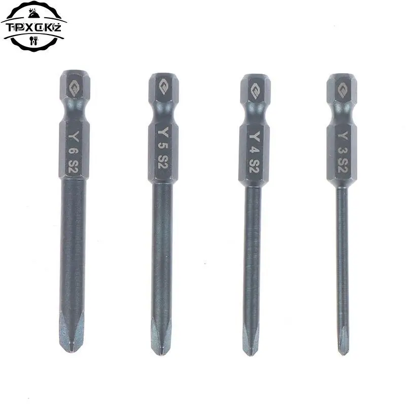 

1pc Screwdriver Bit Set 65mm Tri-wing Electric Drivers Magnetic Y Tip Head Y3 Y4 Y5 Y6 Electric Magnetic Screwdriver Drill Bit