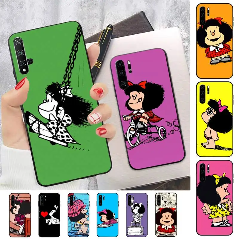 

Mafalda Phone Case for Huawei Honor 10 i 8X C 5A 20 9 10 30 lite pro Voew 10 20 V30