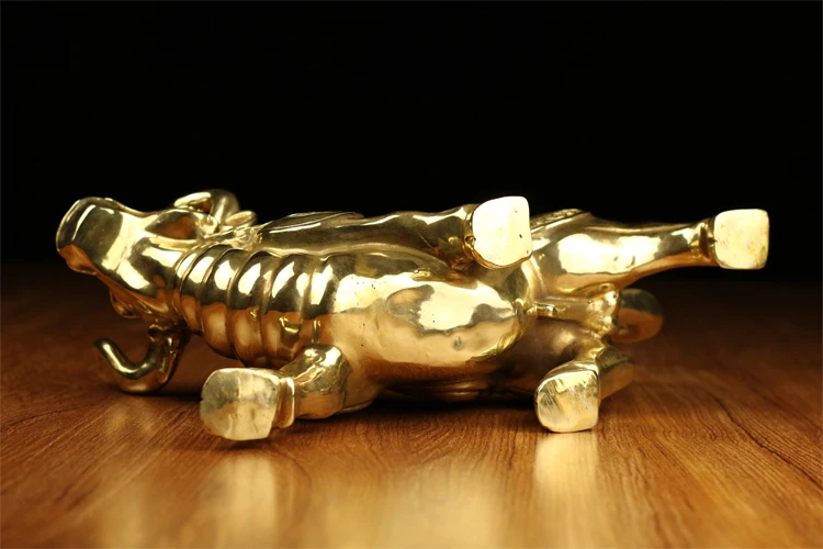 ТОП ХОРОШИЙ ДОМАШНИЙ офисный талисман для рисования денег # LUCK Cattle Fortune Bull FENG SHUI