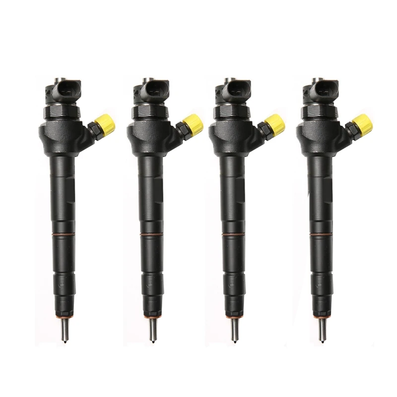

4PCS New -Diesel Fuel Injector For -VW Caddy Golf Jetta -Passat TIGUAN - Skoda Seat 2.0 TDI 0445110369 03L130277J