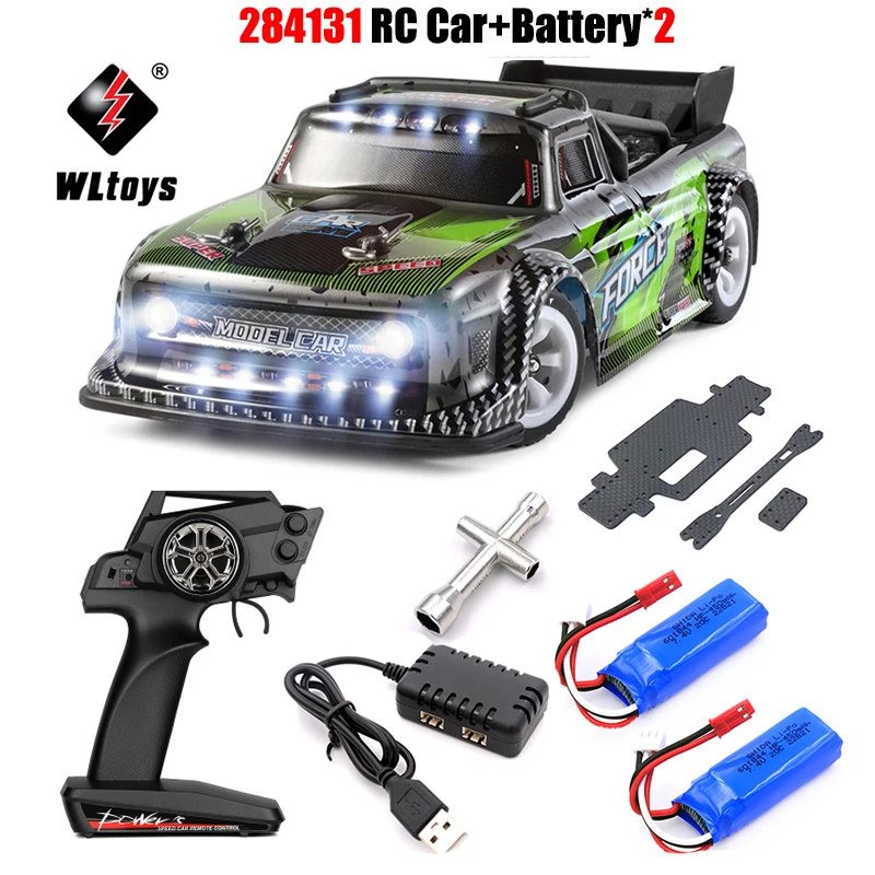 

WLtoys 284010 1:28 4WD RC Car with LED Lights 2.4G Radio Remote Control Car Off-Road Drift Monster Trucks Toys for Kids 2023 New