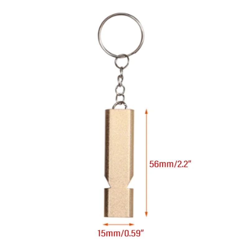 Свисток безопасности выживания аварийные брелки свисток для пеших прогулок
